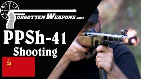 【被遗忘的武器/双语】PPSh-41靶场试射--标志性的泼水枪